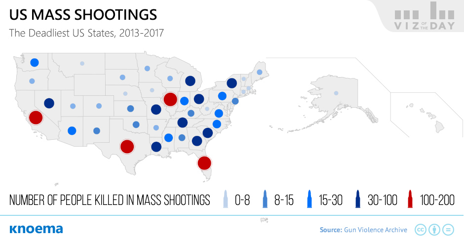 Beware of Shoot - The Deadliest States in the US