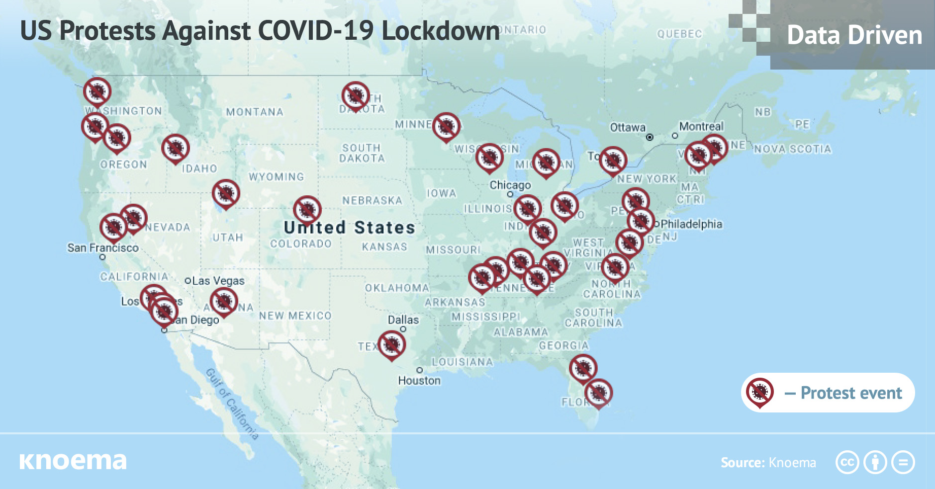 US Protests Against COVID-19 Lockdown